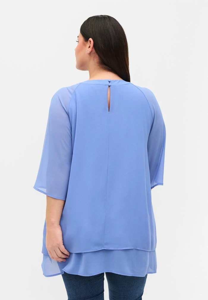 Zizzi Blouse - Blue 3 Zizzi Blouse - Blue – Image 3
