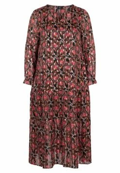 Zizzi Robe Longue - Black Oriental