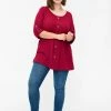 Zizzi Blouse - Rhododendron -France Zizzi Soldes 2022 d7b105593ee142a1a706857e3e9df52d