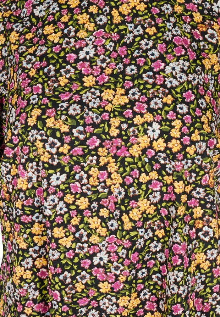 Zizzi Robe De Jour - Black Flower Aop 6 Zizzi Robe De Jour - Black Flower Aop – Image 6