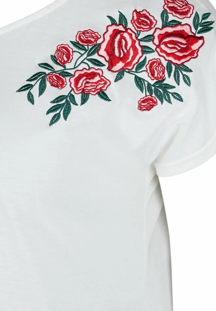 Zizzi T-shirt Imprimé - Warm Off White 6 Zizzi T-shirt Imprimé - Warm Off White – Image 6