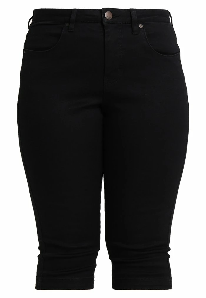 Zizzi EMILY - Short En Jean - Black 5 Zizzi EMILY - Short En Jean - Black – Image 5