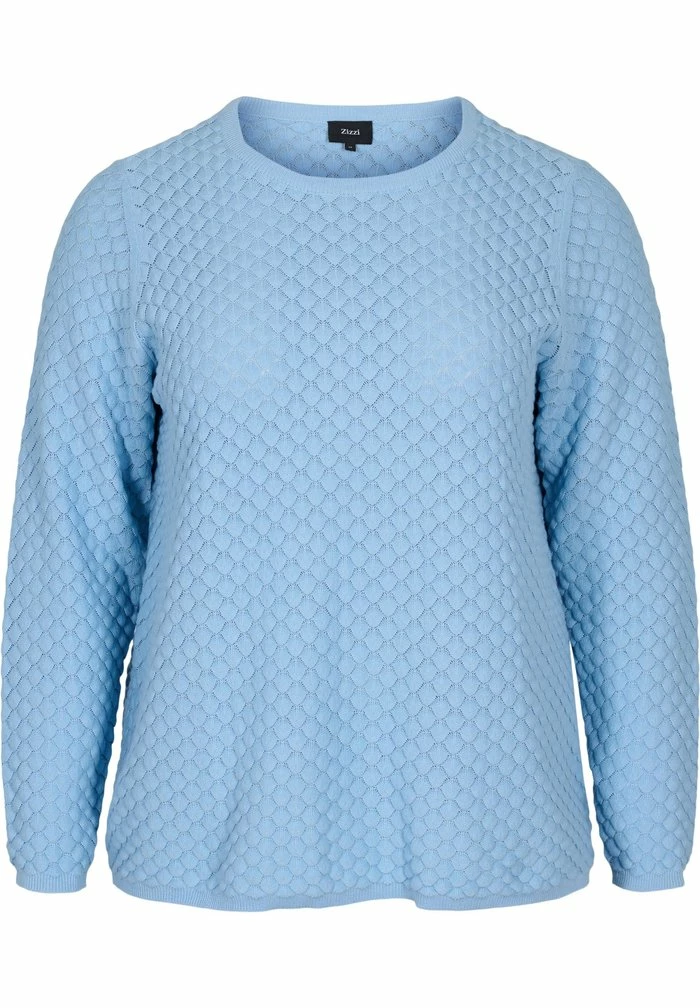 Zizzi Pullover - Light Blue 2 Zizzi Pullover - Light Blue – Image 2
