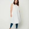 Zizzi Robe De Jour - White -France Zizzi Soldes 2022 da5155d4cee841c5b466cb814b587597