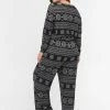 Zizzi Bas De Pyjama - Black Aop -France Zizzi Soldes 2022 da7b3ef6ce9b4dc0b751363d4a8f1df6