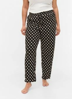 Zizzi Bas De Pyjama - Black