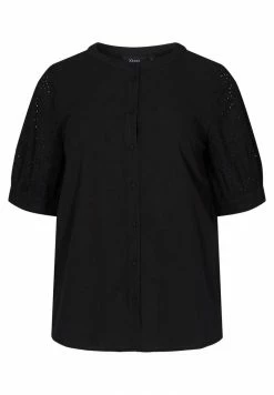 Zizzi MIT LOCHSTICKEREI - Chemisier - Black