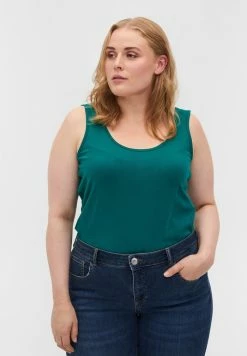 Zizzi BASIC - Débardeur - Teal Green