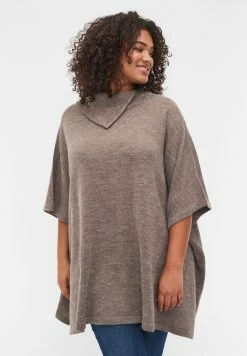 Zizzi MIT KRAGEN - Cape - Brown