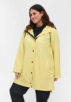 Zizzi Veste Imperméable - Pale Banana