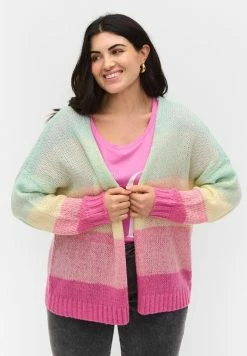 Zizzi Gilet - Pale Banana Comb