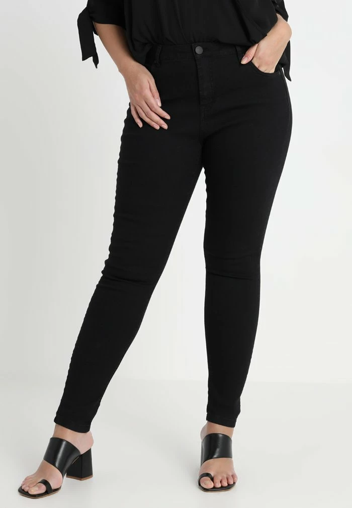 Zizzi LONG AMY - Jean Slim - Black 1 Zizzi LONG AMY - Jean Slim - Black