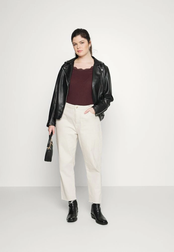 Zizzi T-shirt à Manches Longues - Port Royal 2 Zizzi T-shirt à Manches Longues - Port Royal – Image 2