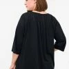 Zizzi Blouse - Black -France Zizzi Soldes 2022 de7cce90d7ce487cacc754f851788205