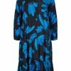 Zizzi Robe De Jour - Dark Blue Aop -France Zizzi Soldes 2022 dea57c13c40d49f1b43c58595886fb50