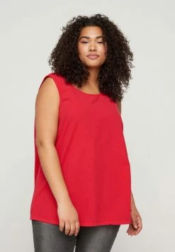 Zizzi ÄRMELLOSES - Débardeur - Lipstick Red