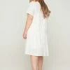Zizzi Robe De Jour - Bright White -France Zizzi Soldes 2022 df6f189c07d64cc8a5866e122d09e958