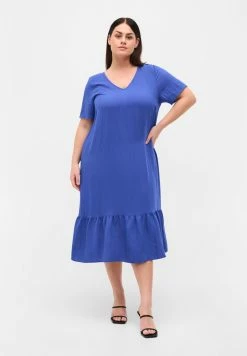 Zizzi VMACY - Robe De Jour - Dazzling Blue