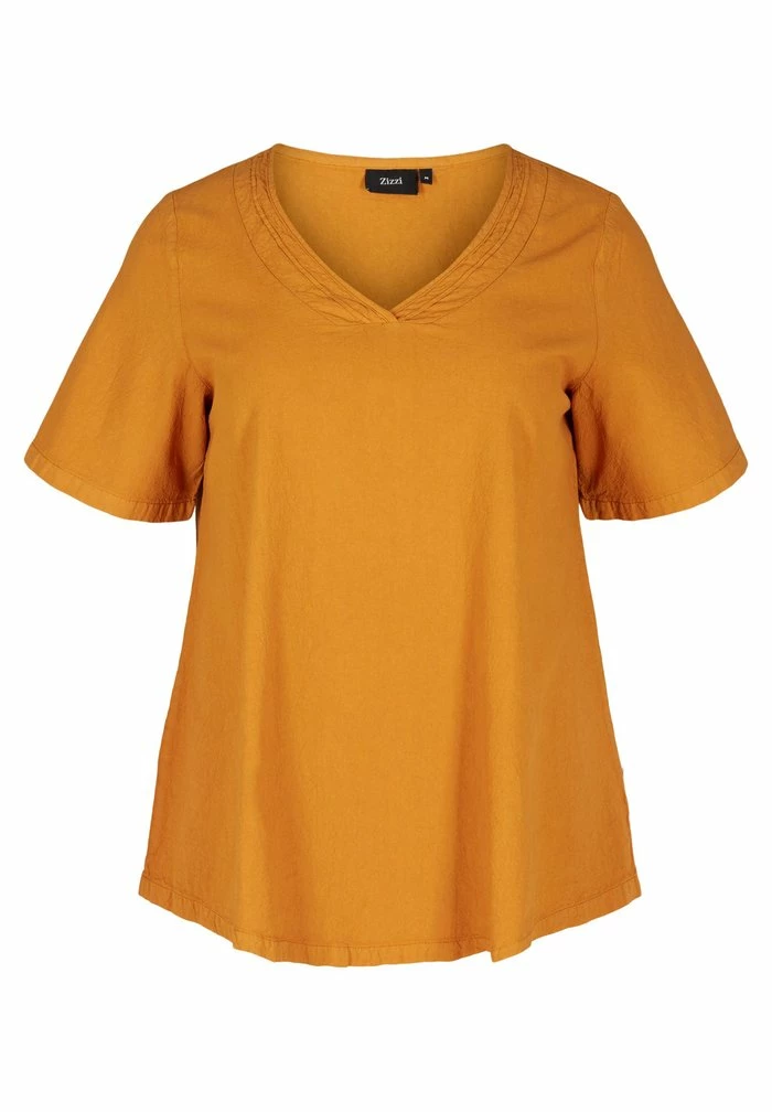 Zizzi Blouse - Buckthorn Brown 4 Zizzi Blouse - Buckthorn Brown – Image 4