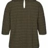 Zizzi Blouse - Ivy Green Check -France Zizzi Soldes 2022 e03ff5d88bda42fd92fcec339dce63cf