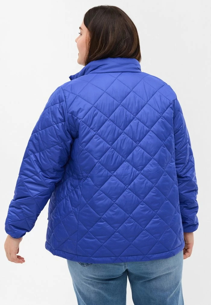 Zizzi Veste Mi-saison - Dazzling Blue 3 Zizzi Veste Mi-saison - Dazzling Blue – Image 3
