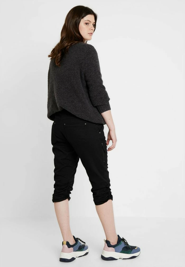 Zizzi CAPRI - Short En Jean - Black 3 Zizzi CAPRI - Short En Jean - Black – Image 3