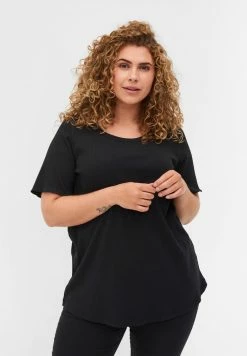 Zizzi T-shirt Basique - Black