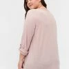 Zizzi 3/4 ÄRMELN - Blouse - Burlwood Melange -France Zizzi Soldes 2022 e16f4aa35f2f4fd3b41cbeab9c110fa2
