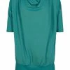 Zizzi WITH 3/4-SLEEVES - Robe Pull - Teal Green Melange -France Zizzi Soldes 2022 e22ed673905a41869948cfdb994775df