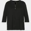 Zizzi XCILLE BLOUSE - T-shirt à Manches Longues - Black -France Zizzi Soldes 2022 e2b8aaf735734f4d9d9382ce6b662cf3