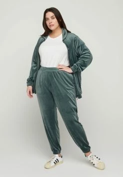 Zizzi Pantalon De Survêtement - Grey