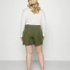 Zizzi TAMMY - Short - Kaki/green -France Zizzi Soldes 2022 e3715c3bc7ea49fd926669e6d5e10cd1