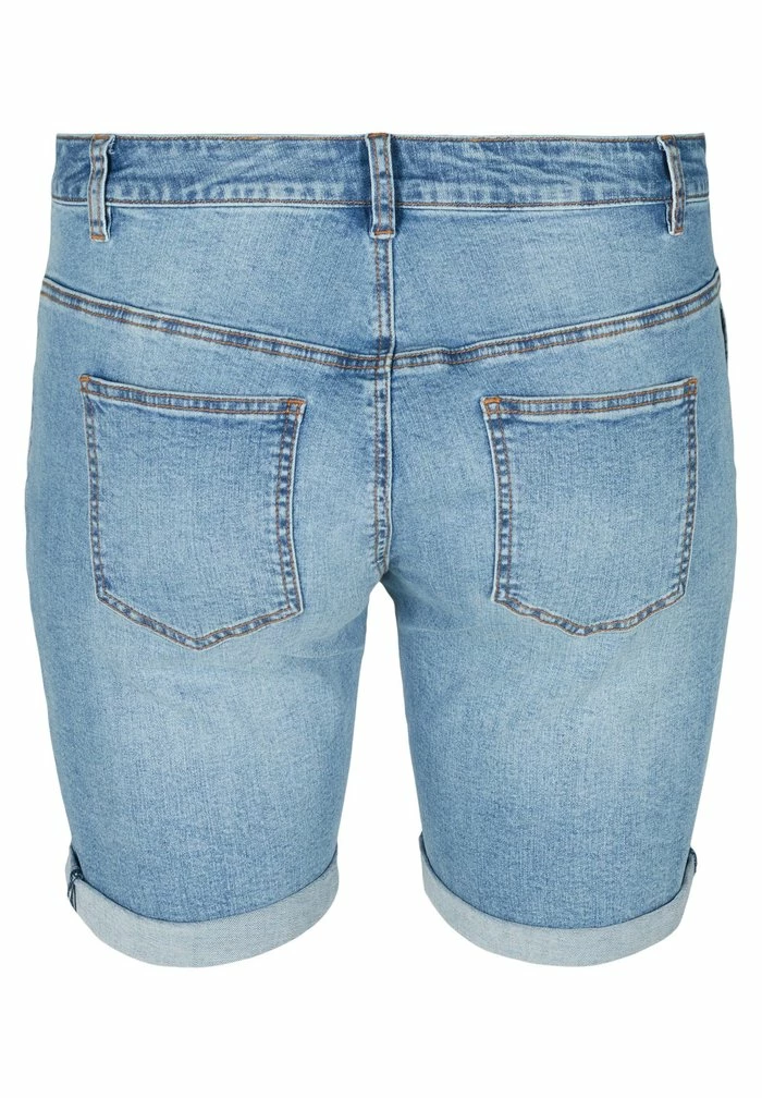 Zizzi Short En Jean - Light Blue Denim 3 Zizzi Short En Jean - Light Blue Denim – Image 3