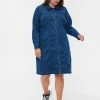 Zizzi Robe En Jean - Dark Blue Denim -France Zizzi Soldes 2022 e3d1fcc6ab554e4ea0650003cdd2b5f6