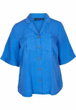 Zizzi MIT BRUSTTASCHEN - Chemisier - Dazzling Blue