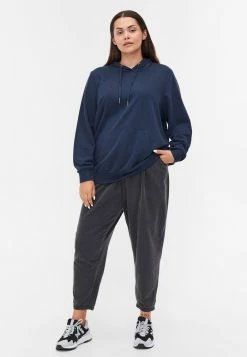 Zizzi Sweat à Capuche - Blue