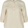 Zizzi 3/4-ÄRMELN - Blouse - Mother Of Pearl -France Zizzi Soldes 2022 e5ac1f09d0b240dd88d94b42089c4b58