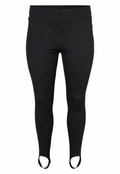 Zizzi WITH FOOT STRAP - Legging - Black