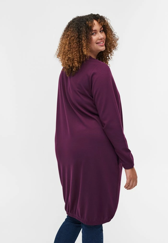 Zizzi Robe En Jersey - Winter Bloom 3 Zizzi Robe En Jersey - Winter Bloom – Image 3