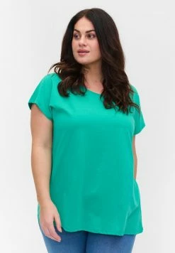 Zizzi T-shirt Basique - Green