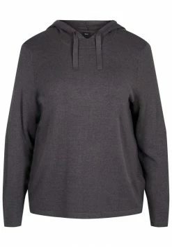 Zizzi Pullover - Dark Grey Melange
