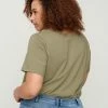 Zizzi T-shirt Basique - Green -France Zizzi Soldes 2022 e987cc1a2652486eb481697b0dd06ad0