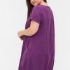 Zizzi SHORT-SLEEVE - Robe De Jour - Purple -France Zizzi Soldes 2022 e9c8e2092c4f4c4a813ee64e26330ef3