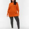 Zizzi Pullover - Mandarin Orange