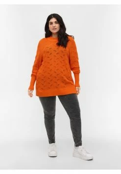 Zizzi Pullover - Mandarin Orange