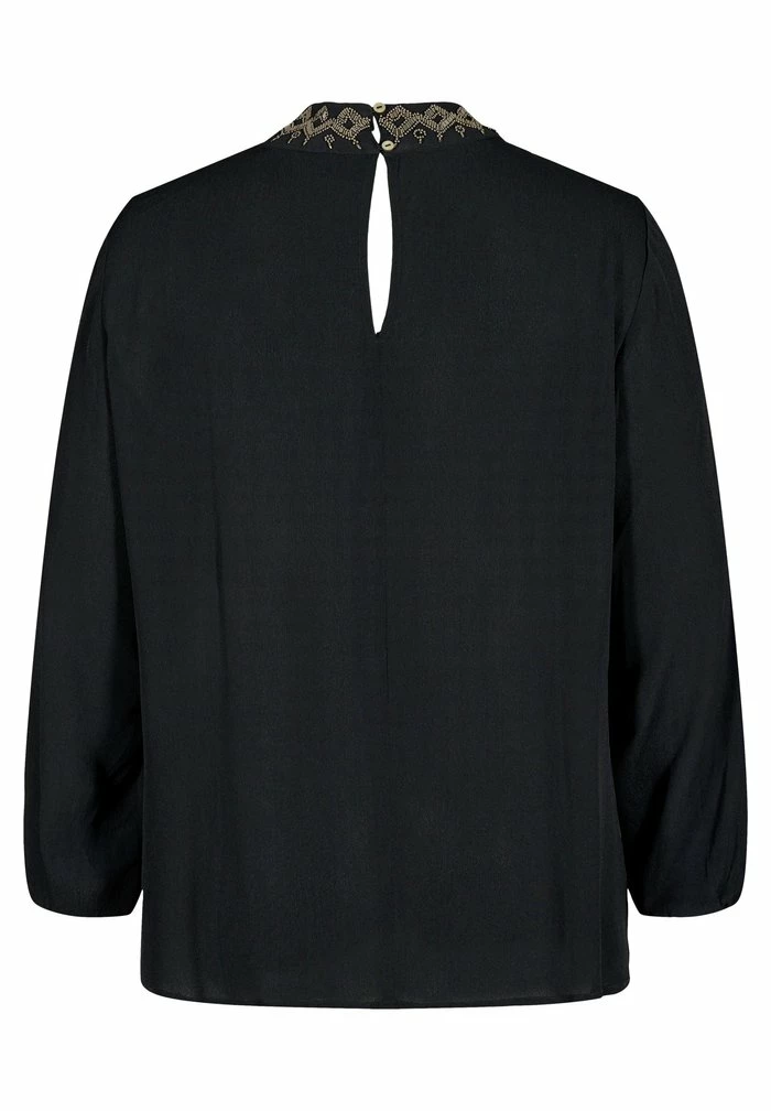 Zizzi BEADED - Blouse - Black 7 Zizzi BEADED - Blouse - Black – Image 7