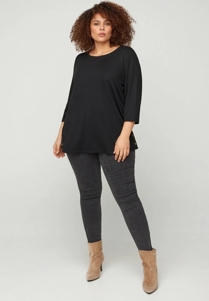 Zizzi Blouse - Black 1 Zizzi Blouse - Black