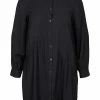 Zizzi EINFARBIGES HEMDKLEID MIT A-LINIE - Robe De Jour - Black -France Zizzi Soldes 2022 ebec81eeed164a488234a68e0a6a01c9