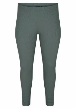 Zizzi IN RIPP - Legging - Balsam Green
