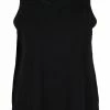 Zizzi MIT RUNDHALS UND SCHLITZEN - Débardeur - Black -France Zizzi Soldes 2022 edaabe93fd2f4a9097bad4211bf7c3ce